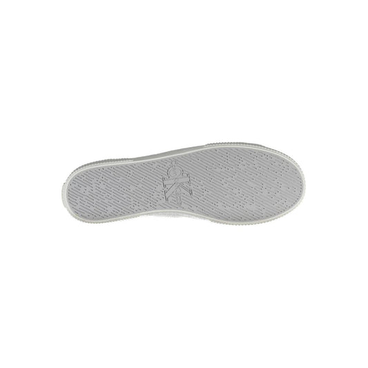 Calvin Klein Herren-Sneaker aus Polyester, weiß