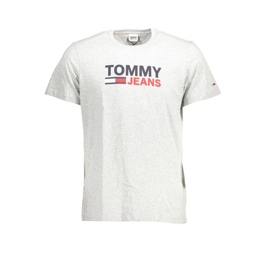 Tommy Hilfiger – Braunes Herren-T-Shirt aus Baumwolle