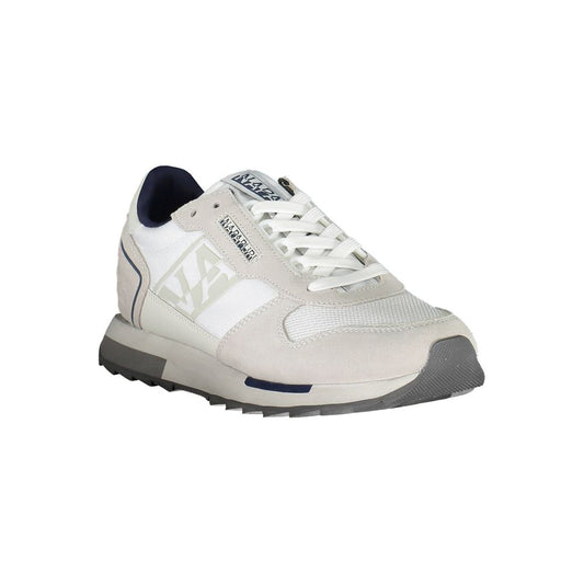Napapijri White Leather Men Sneaker