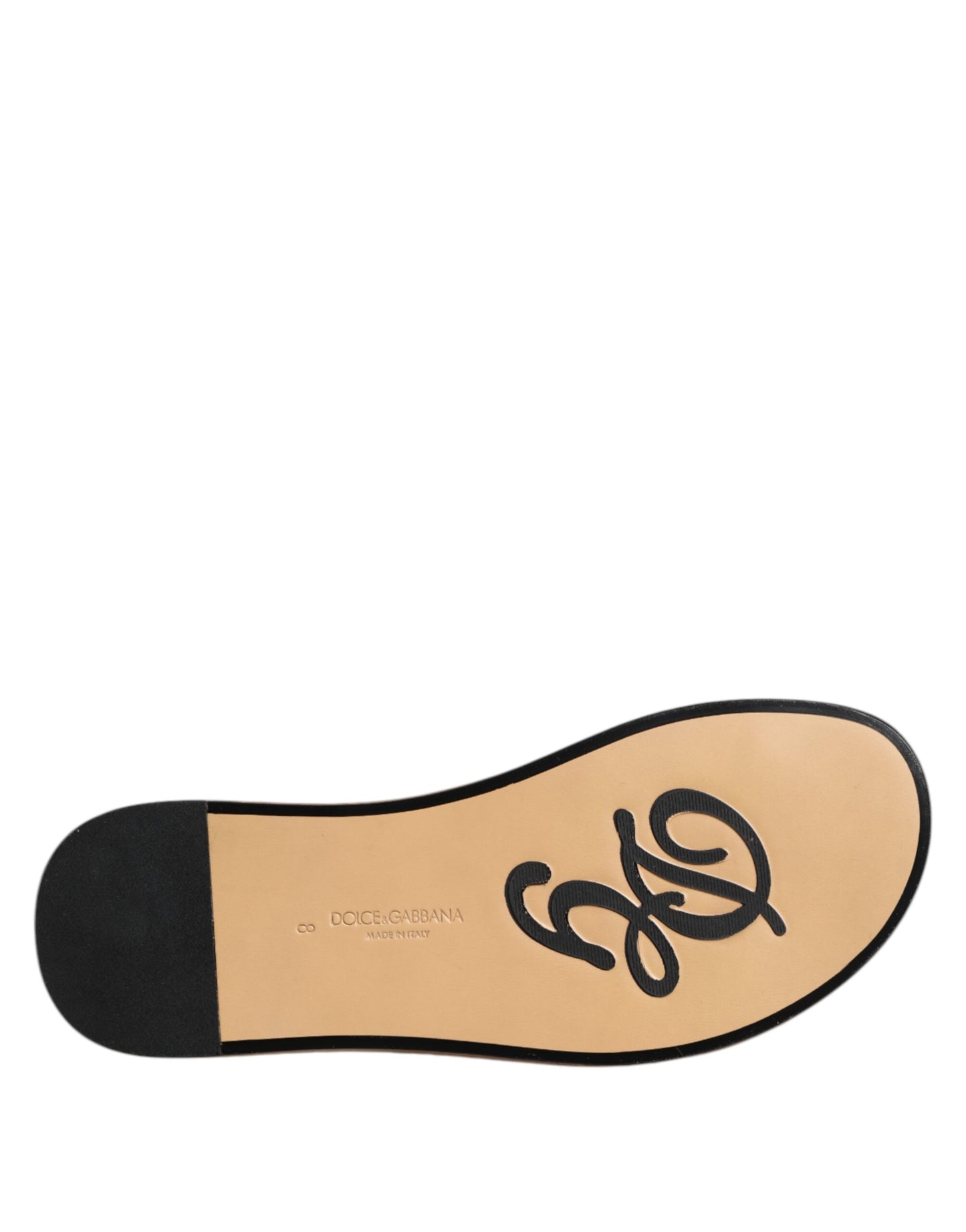 Dolce & Gabbana – Schwarze, einfarbige Slider-Schuhe aus geflochtenem Bast