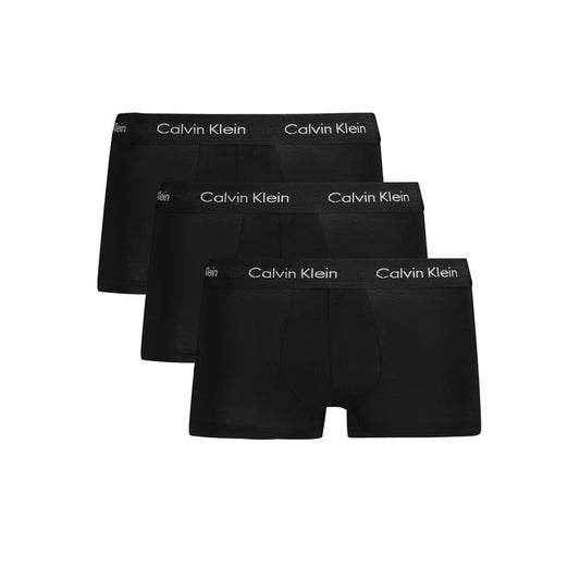 Calvin Klein Herren-Boxershorts aus schwarzer Baumwolle