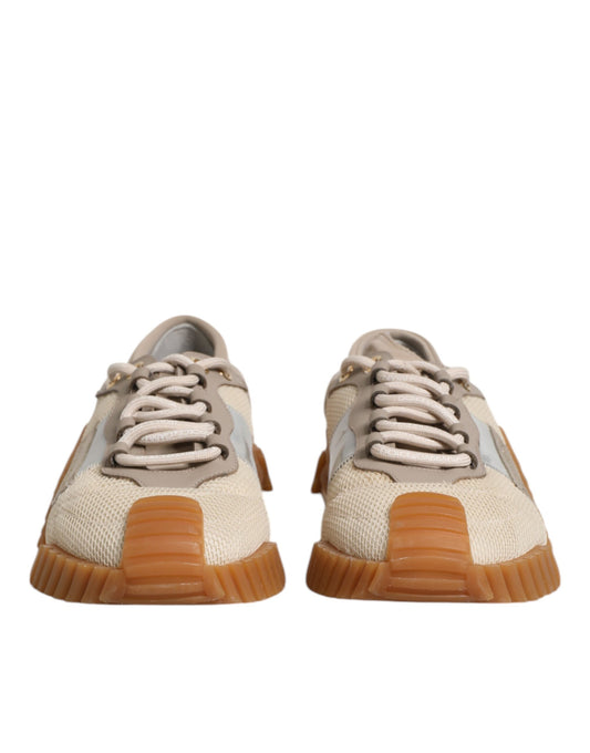 Dolce & Gabbana Multicolor Lace Up Low Top NS1 Sneakers Shoes