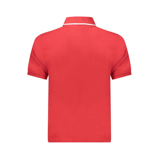North Sails Herren-Poloshirt aus roter Baumwolle