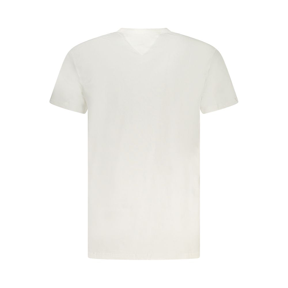Tommy Hilfiger – Weißes Baumwoll-T-Shirt für Herren