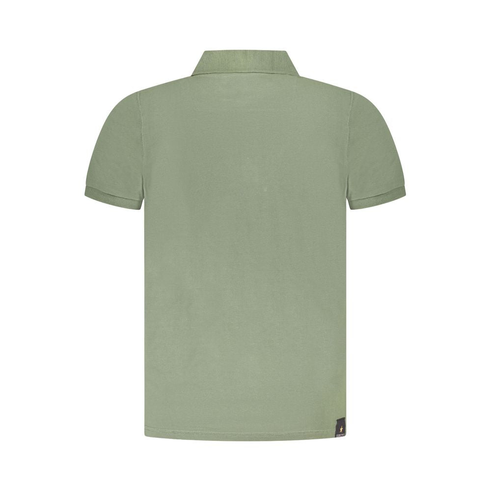 Grünes Baumwoll-Poloshirt der Accademia Militare