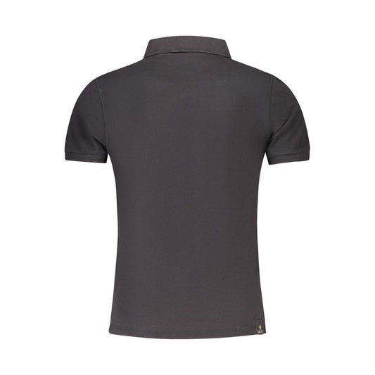 Accademia Militare Black Cotton Men Polo