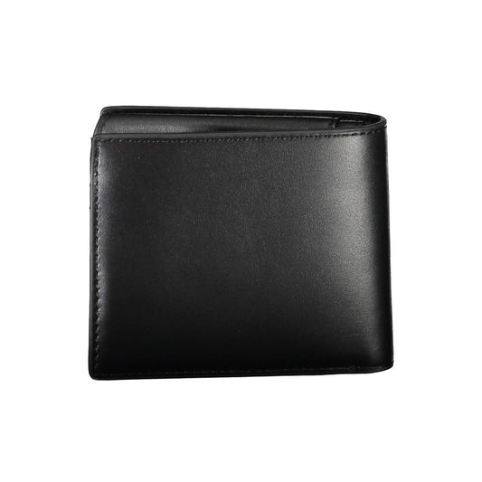 Tommy Hilfiger – Schwarze Lederbrieftasche