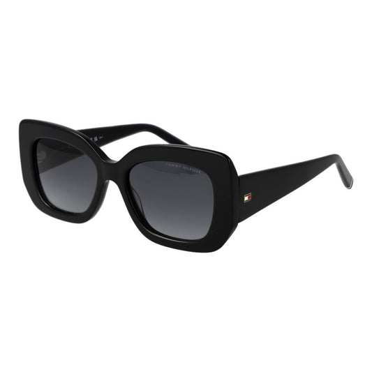 Tommy Hilfiger Schwarze Acetat-Sonnenbrille