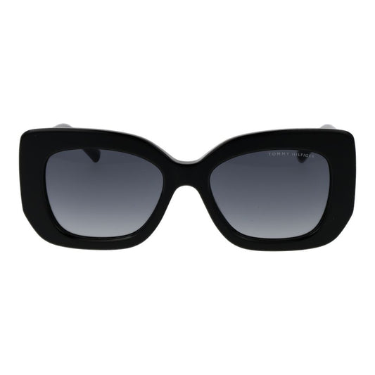 Tommy Hilfiger Schwarze Acetat-Sonnenbrille