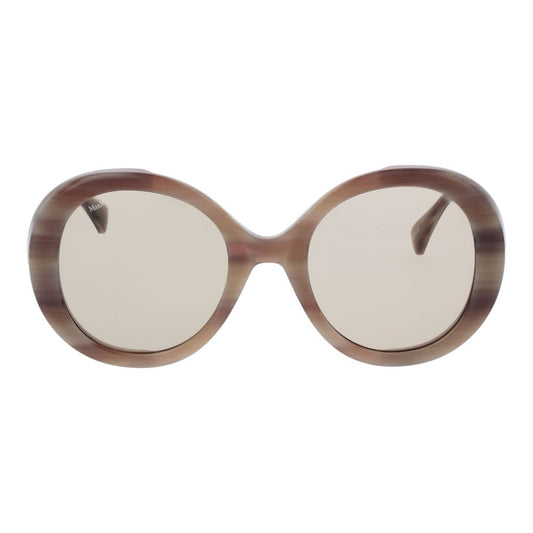 Max Mara Cremefarbene Damen-Sonnenbrille