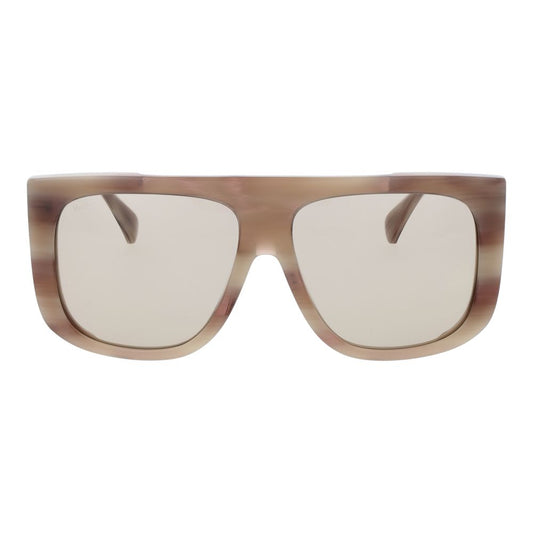 Max Mara Cremefarbene Damen-Sonnenbrille