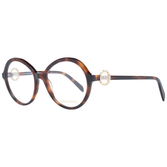 Emilio Pucci Brown Women Glasses Frame