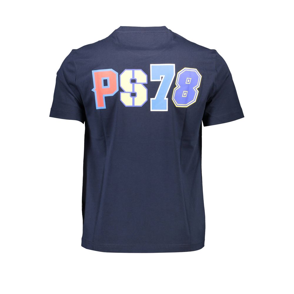 Blaues Baumwoll-T-Shirt von Plein Sport