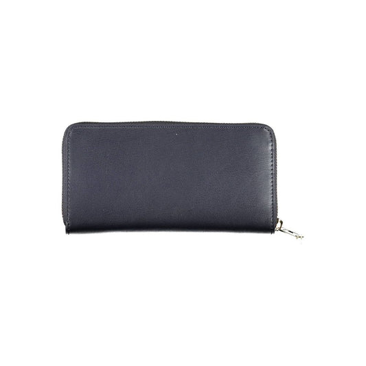 Tommy Hilfiger Blue Polyurethane Women Wallet