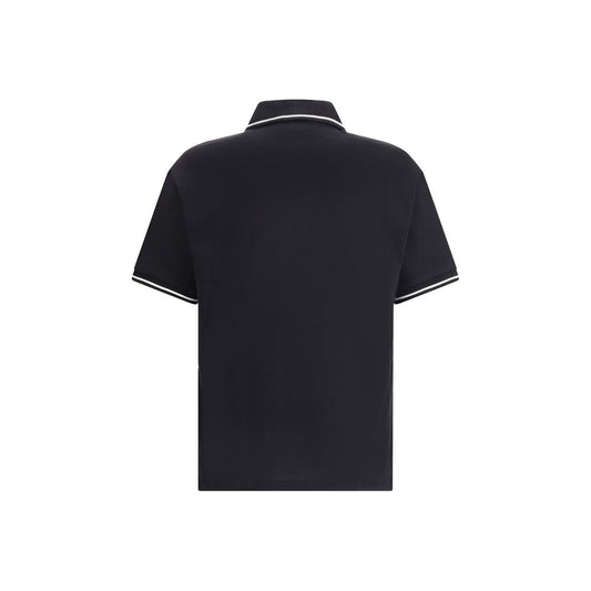 Amiri – Schwarzes Poloshirt aus Baumwolle