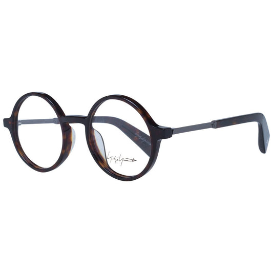 Yohji Yamamoto Braunes Unisex-Brillengestell