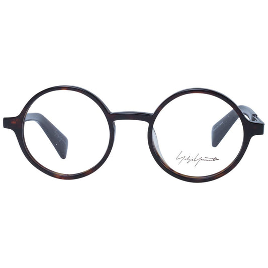 Yohji Yamamoto Braunes Unisex-Brillengestell
