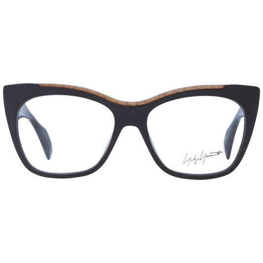 Yohji Yamamoto Braunes Unisex-Brillengestell