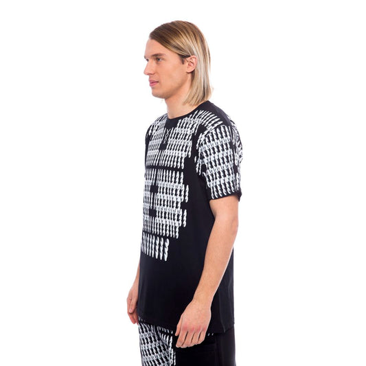 Nicolo Tonetto Schwarzes Herren-T-Shirt aus Baumwolle