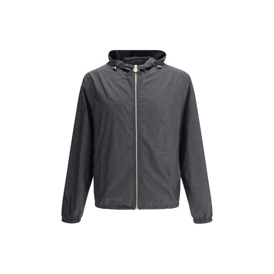 Versace Jacke aus schwarzem Polyester.