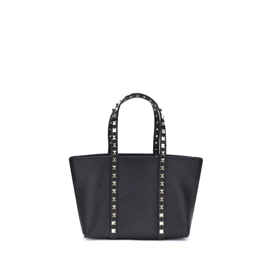 Valentino Garavani Schultertasche aus schwarzem Kalbsleder (Bos Taurus)