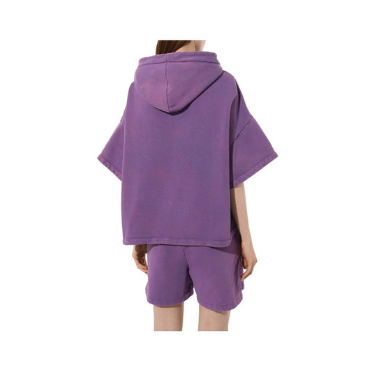 Hinnominate Purple Cotton Women Hoodie