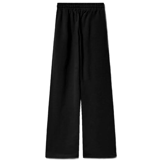 Hinnominate Schwarze Palazzo-Hose aus Baumwolle für Damen