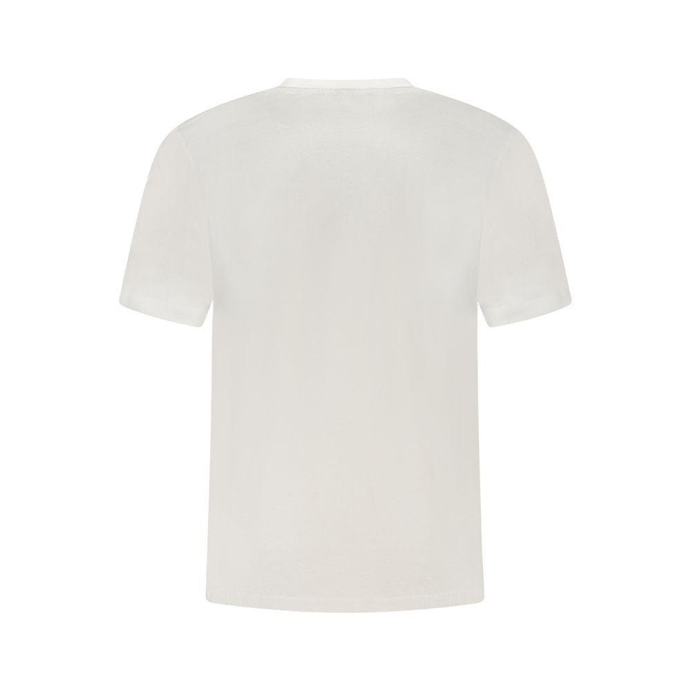 Calvin Klein – Weißes Baumwoll-T-Shirt für Herren