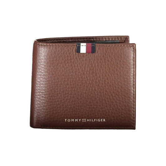 Tommy Hilfiger – Braune Lederbrieftasche