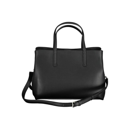 Calvin Klein Schwarze Polyester-Handtasche