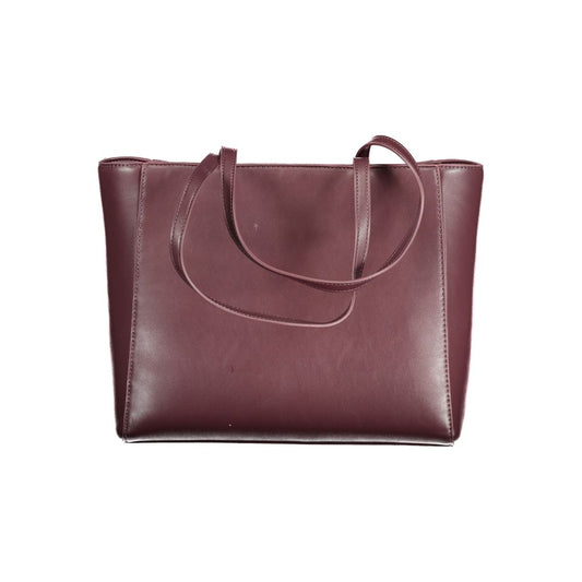 Mario Valentino Rote Polyethylen-Handtasche