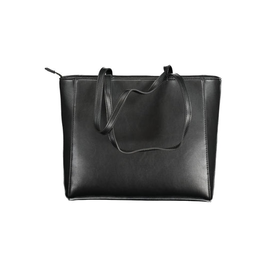 Mario Valentino Schwarze Polyethylen-Handtasche