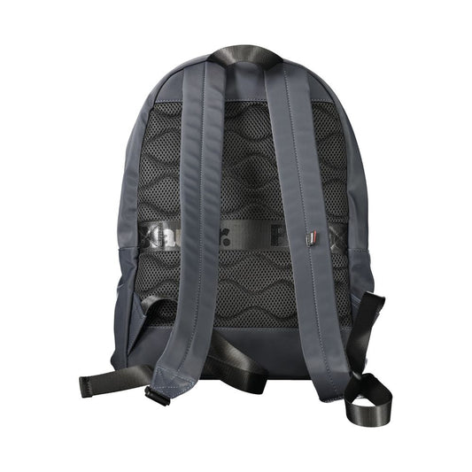Blauer blauer Polyester-Rucksack