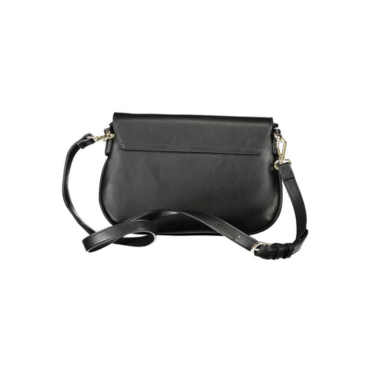Mario Valentino Nero Damenhandtasche aus Polyurethan