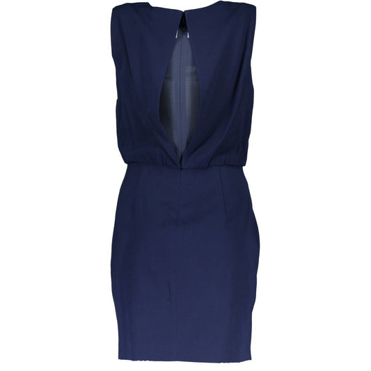 Gant – Blaues Viskosekleid