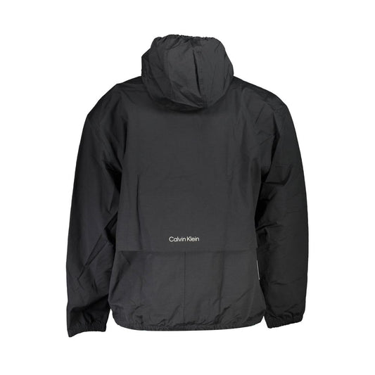 Calvin Klein Herrenjacke aus schwarzer Baumwolle