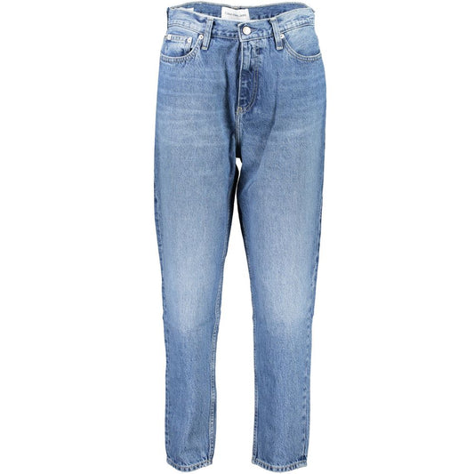 Calvin Klein Damen Jeans aus Baumwolle in Blau