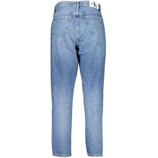 Calvin Klein Damen Jeans aus Baumwolle in Blau