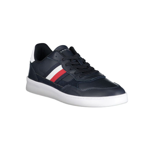 Tommy Hilfiger – Blauer Polyester-Sneaker