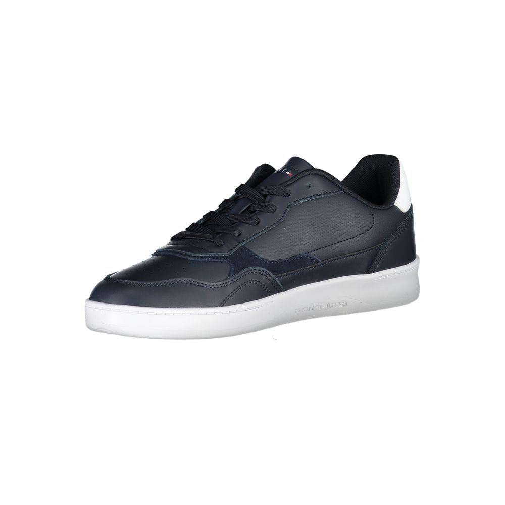 Tommy Hilfiger – Blauer Polyester-Sneaker