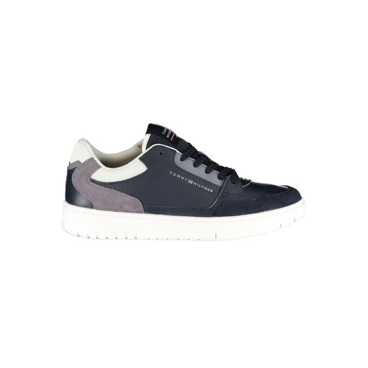 Tommy Hilfiger – Blauer Polyester-Sneaker