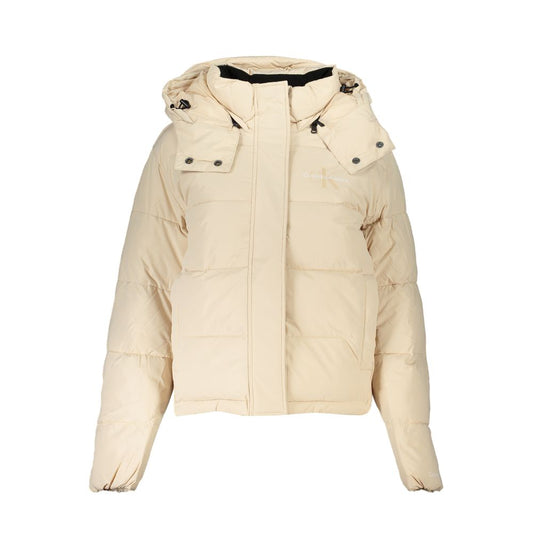 Calvin Klein Beige Polyester Jacken & Mäntel