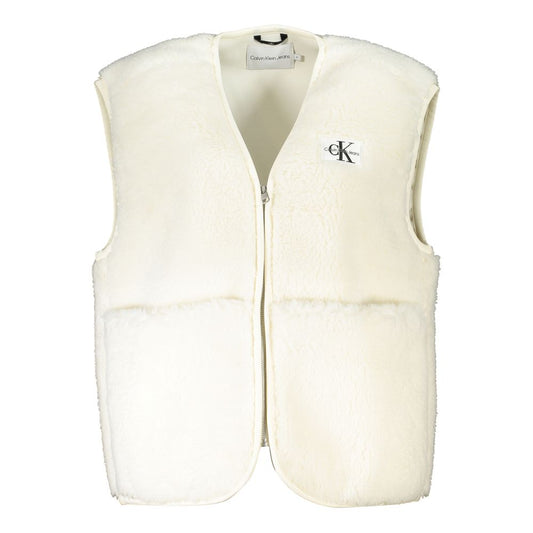 Calvin Klein Damenmantel aus weißem Polyester