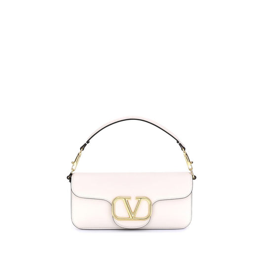 Valentino Garavani Schultertasche aus weißem Kalbsleder (Bos Taurus)