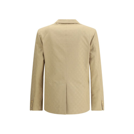Gucci Blazer aus beiger Baumwolle