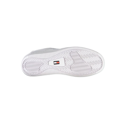 Tommy Hilfiger – Weiße Polyester-Sneaker