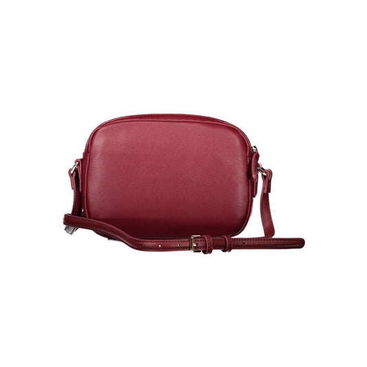 Tommy Hilfiger – Rote Polyester-Handtasche