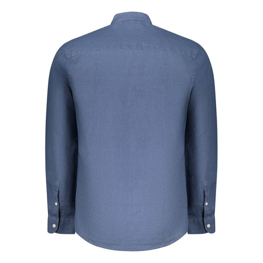 North Sails Blu Linen Men Shirt