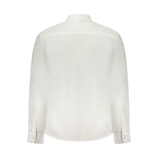 North Sails Bianco Linen Men Shirt