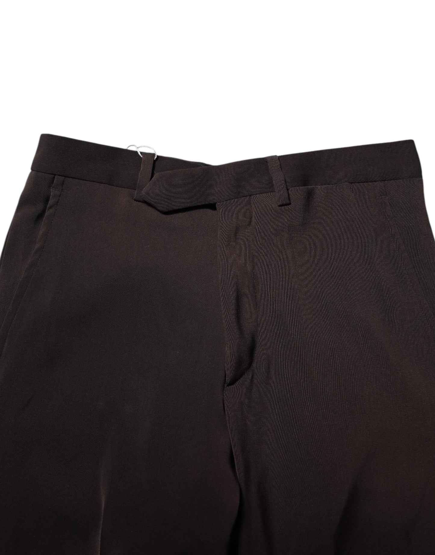 BENCIVENGA Dunkelbraune formelle Hose mit mittlerer Taille
